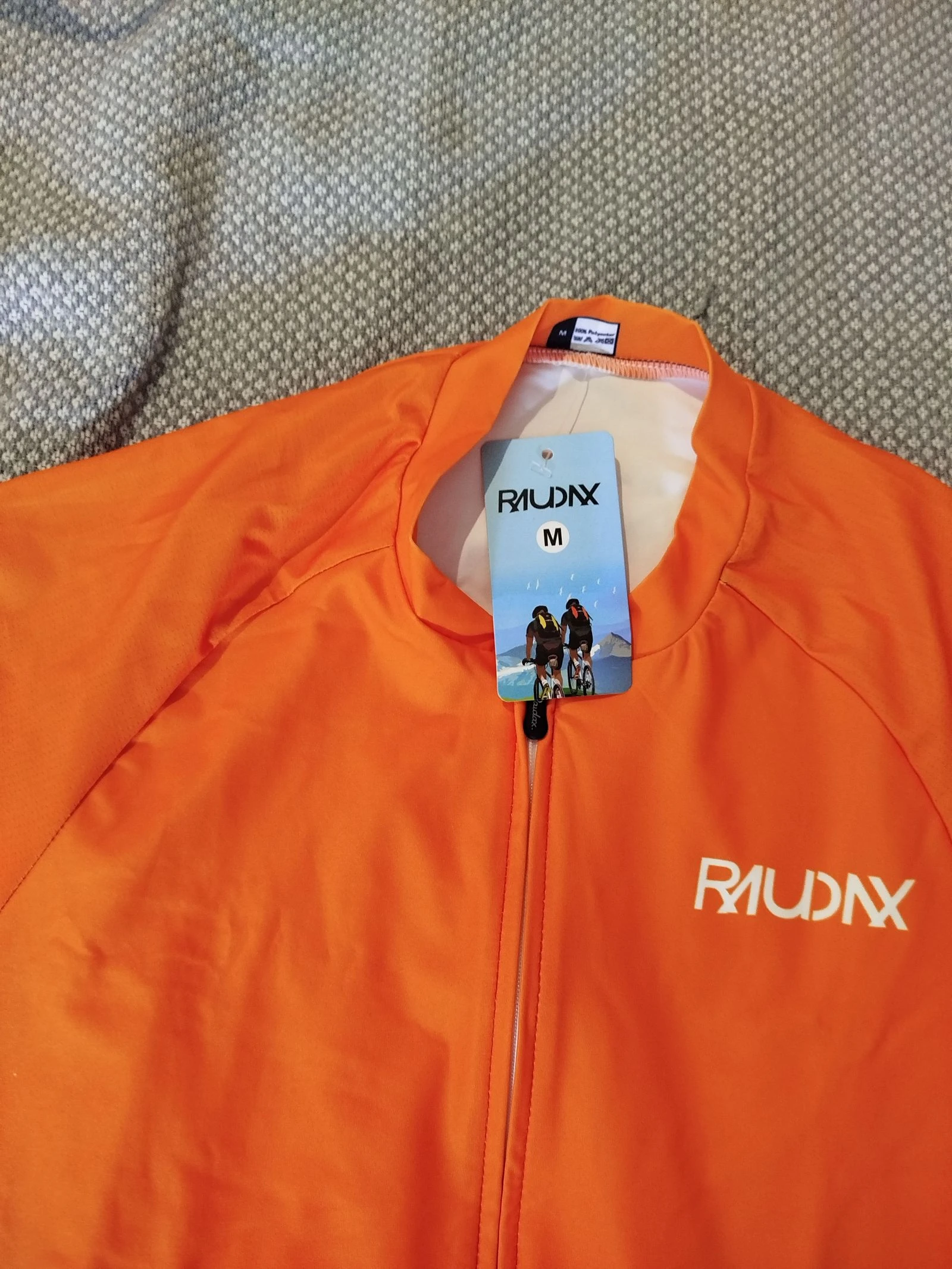 Maillot de ciclismo naranja talla M – photo 2